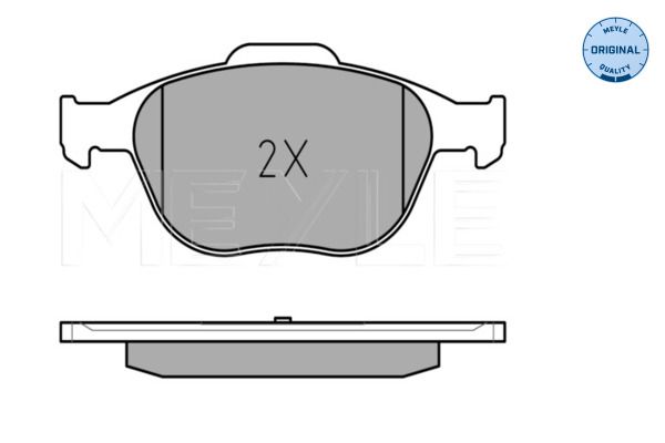 Meyle 0252344017 Колодки гальмівні (передні) Ford Connect 02-