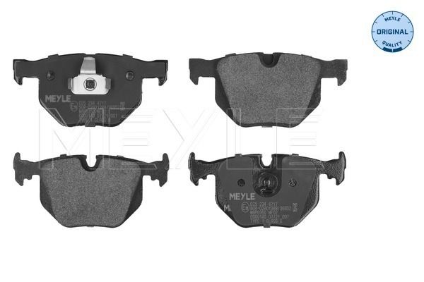 Meyle 0252344717 Колодки гальмівні (задні) BMW 7 (E65/E66/E67) 01-08 (Ate) M54/M57/N52/N62