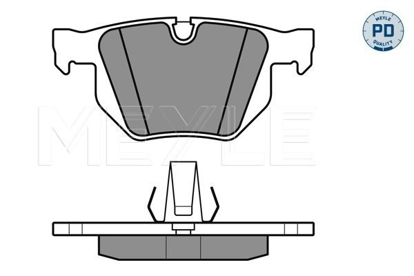 Meyle 0252344717PD Колодки гальмівні (задні) BMW 7 (E65/E66/E67) 01-08 (Ate)