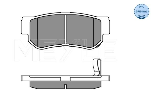 Meyle 0252354314W Колодки гальмівні (задні) Hyundai Tucson 2.0 CRDi 04-10