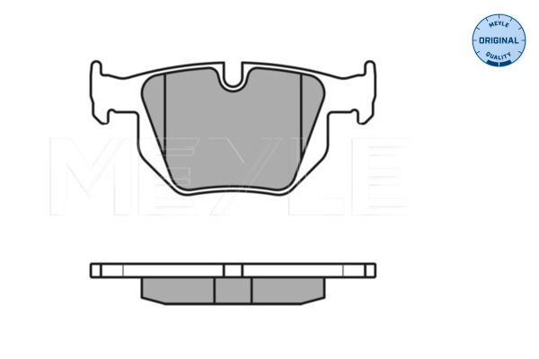 Meyle 0252355017PD Колодки гальмівні (задні) BMW 3 (E90-E93) 05-
