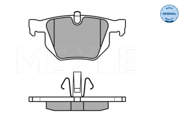 Meyle 0252355017PD Колодки гальмівні (задні) BMW 3 (E90-E93) 05-