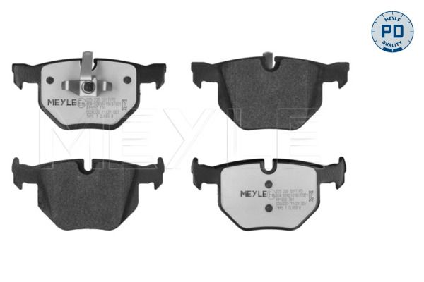 Meyle 0252355017PD Колодки гальмівні (задні) BMW 3 (E90-E93) 05-