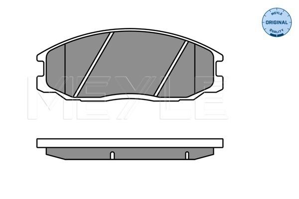 Meyle 0252356916W Колодки гальмівні (передні) Hyundai Santa Fe/Trajet 01-08