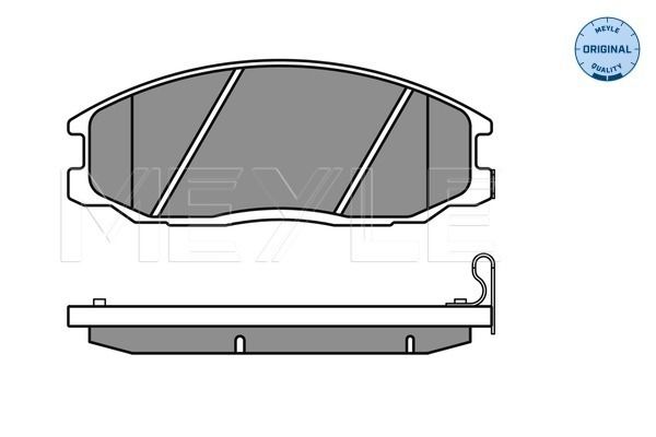Meyle 0252356916W Колодки гальмівні (передні) Hyundai Santa Fe/Trajet 01-08