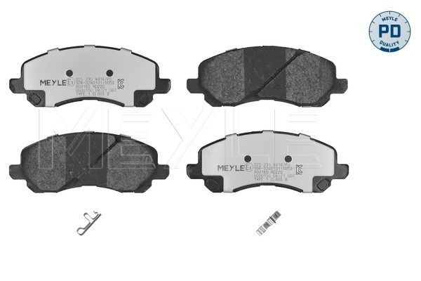 Meyle 0252358416PD Колодки гальмівні (передні) Mitsubishi Lancer VII/VIII 03-/Jeep Compass/ Patriot