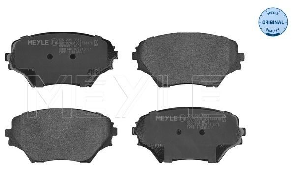 Meyle 0252358517 Колодки гальмівні (передні) Toyota Rav 4 II 00-05