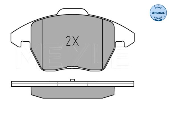 Meyle 0252358919 Колодки гальмівні (передні) Citroen C4/Peugeot 307 03-