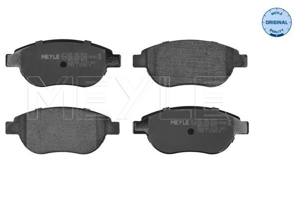 Meyle 0252360019PD Колодки гальмівні (передні) Citroen Berlingo 00-11/C4 1.6 THP/VTi 04-/Peugeot 207