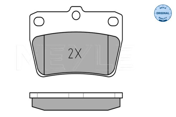 Meyle 0252365614W Колодки гальмівні (задні) Toyota Rav4 II 00-05 (Akebono)