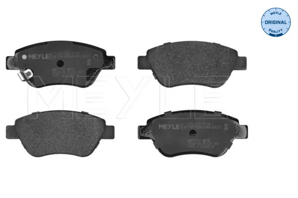 Meyle 0252370718 Колодки гальмівні (передні) Fiat Doblo 01- (122.9x53.3x18) (без датчика) (Bosch)