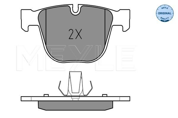 Meyle 0252373017 Колодки гальмівні (задні) BMW 5 (E60/65)/X5 (E70/F15)/X6 (E71/E72) 3.0-4.4 08-