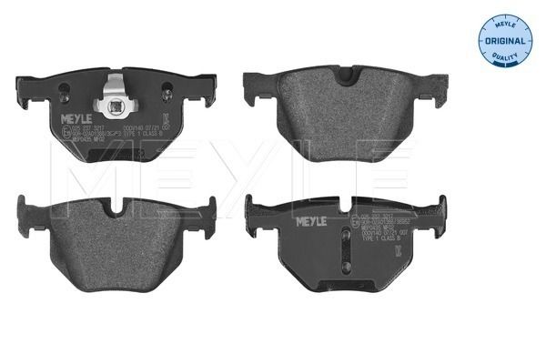 Meyle 0252373217 Колодки гальмівні (задні) BMW 5 (E60/E61)/6 (E63/E64) 03- (ATE)