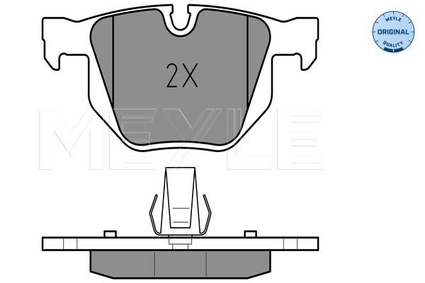 Meyle 0252373217 Колодки гальмівні (задні) BMW 5 (E60/E61)/6 (E63/E64) 03- (ATE)
