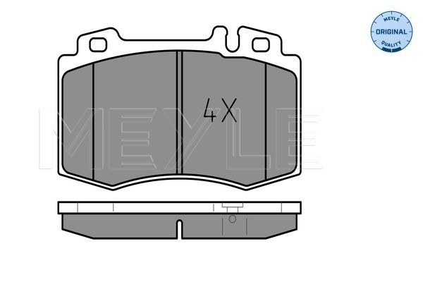 Meyle 0252374517 Колодки гальмівні (передні) MB C-class (W203)/E-class (W211)/CLK-class (C209) 98-