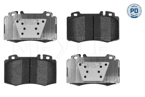 Meyle 0252374618PD Колодки гальмівні (передні) VW T5 03- (Platinum)