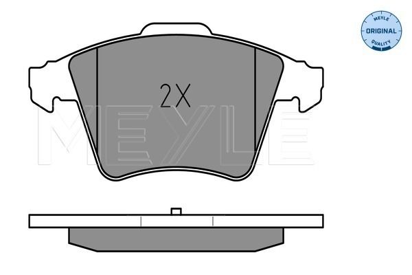 Meyle 0252374619PD Колодки гальмівні (передні) VW T5 03- (з датчиком)