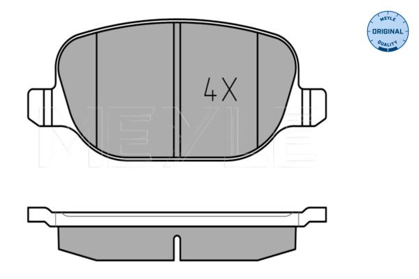 Meyle 0252376220W Колодки гальмівні (передні) Audi A6 97-11 (з датчиками)
