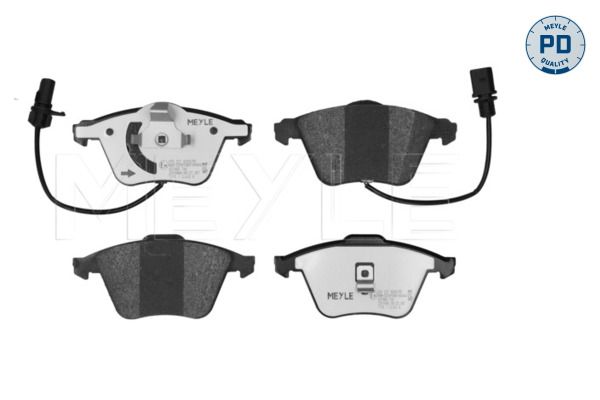 Meyle 0252376220W Колодки гальмівні (передні) Audi A6 97-11 (з датчиками)