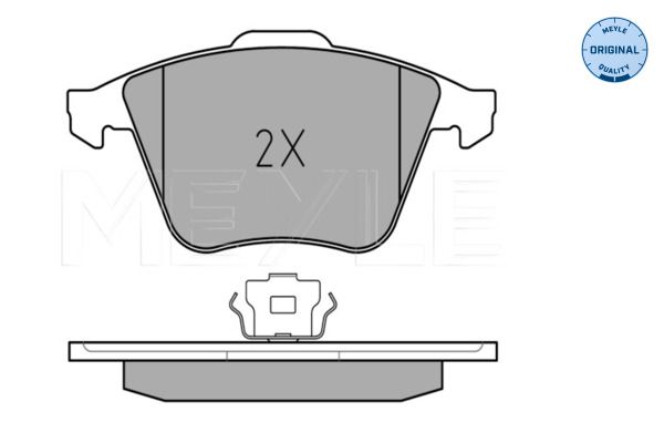 Meyle 0252380120W Колодки гальмівні (передні) Audi A3/Seat Leon/Skoda SuperB/VW Golf/Passat 03-15