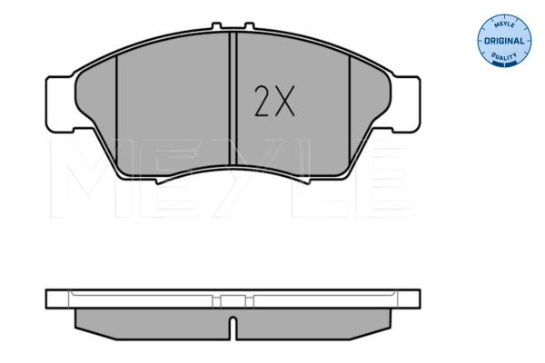 Meyle 0252382317W Колодки гальмівні (задні) VW Polo 01-/Skoda Fabia 99-08/Seat Cordoba/Ibiza 02-09(T