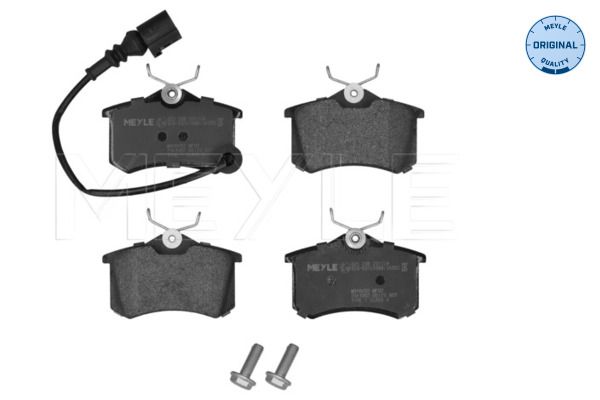 Meyle 0252382317W Колодки гальмівні (задні) VW Polo 01-/Skoda Fabia 99-08/Seat Cordoba/Ibiza 02-09(T