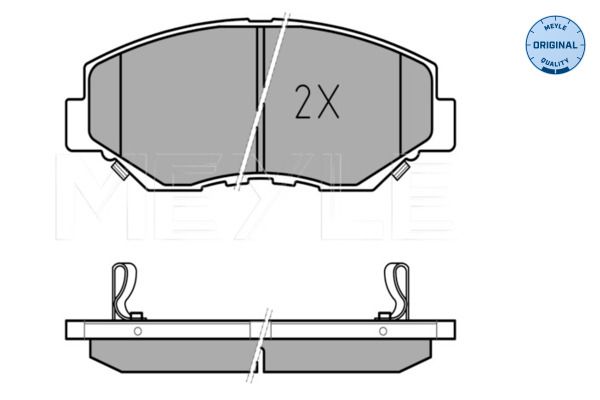 Meyle 0252386817 Колодки гальмівні (передні) Honda Accord VII 03-08/CR-V II 01-07/CR-V IV 13-/Civic
