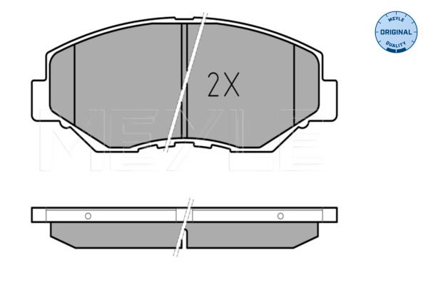 Meyle 0252386817 Колодки гальмівні (передні) Honda Accord VII 03-08/CR-V II 01-07/CR-V IV 13-/Civic