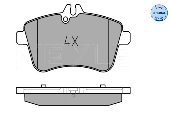 Meyle 0252389116PD Колодки гальмівні (передні) Hyundai Sonata/Tucson/Kia Sportage 01-