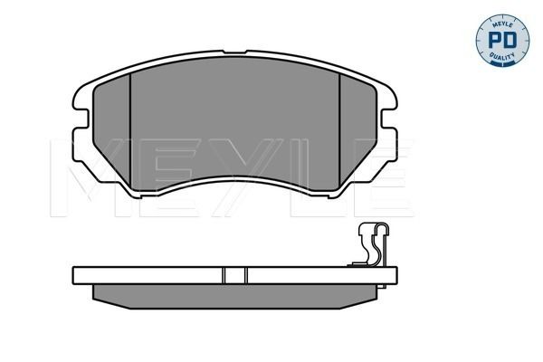Meyle 0252389116W Колодки гальмівні (передні) Hyundai Sonata/Tucson/Kia Sportage 01-