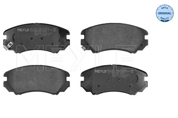 Meyle 0252389116W Колодки гальмівні (передні) Hyundai Sonata/Tucson/Kia Sportage 01-