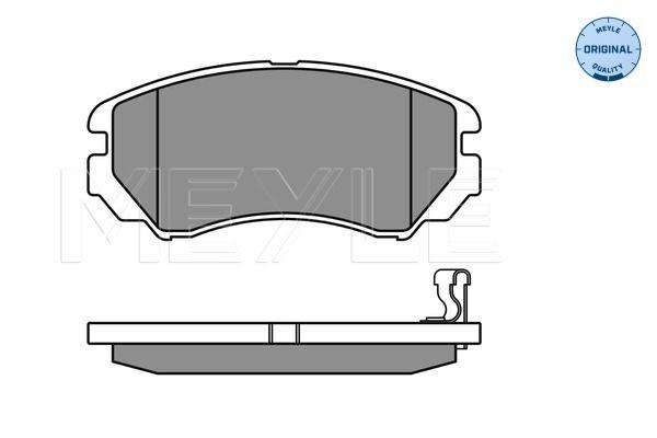 Meyle 0252389116W Колодки гальмівні (передні) Hyundai Sonata/Tucson/Kia Sportage 01-