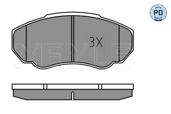 Meyle 0252391719W Колодки гальмівні (передні) Citroen Jumper/Fiat Ducato/Peugeot Boxer 02- R15