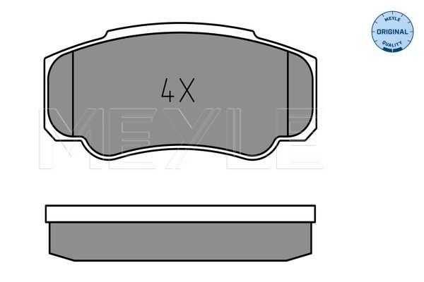 Meyle 0252392120 Колодки гальмівні (задні) Fiat Ducato/Peugeot Boxer 02-