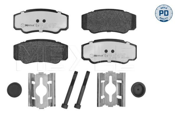 Meyle 0252392120PD Колодки гальмівні (задні) Fiat Ducato/Peugeot Boxer 02-