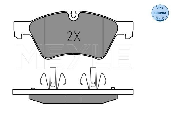 Meyle 0252392221 Колодки гальмівні (передні) MB E-class (W211)