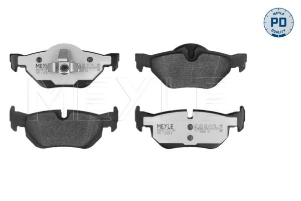 Meyle 0252392617PD Колодки гальмівні (задні) BMW 3 (E90-E93) 04-13 (Ate)