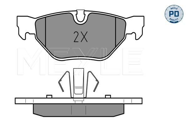 Meyle 0252392817 Колодки гальмівні (передні) Toyota Camry 01-06 (131.6x58.3)