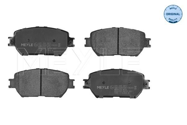 Meyle 0252392817 Колодки гальмівні (передні) Toyota Camry 01-06 (131.6x58.3)