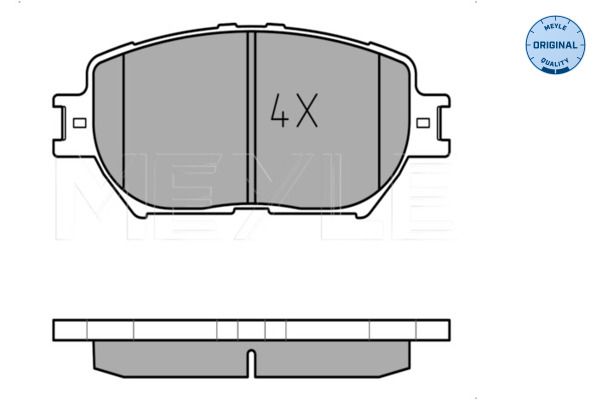 Meyle 0252392817 Колодки гальмівні (передні) Toyota Camry 01-06 (131.6x58.3)