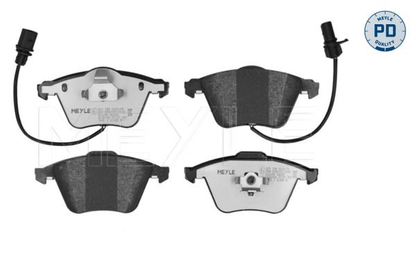 Meyle 0252395020PD Колодки гальмівні (передні) Audi A4/A6/A8 02- (з датчиками) (Ate-Teves)