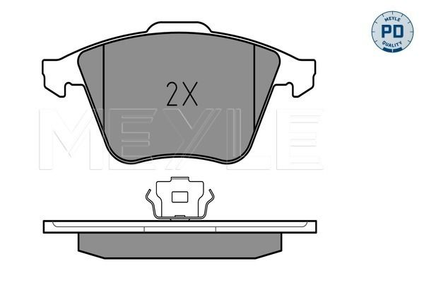 Meyle 0252395020W Колодки гальмівні (передні) Audi A4/A6/A8 02- (з датчиками) (Ate)