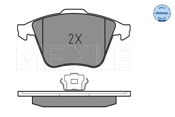 Meyle 0252395020W Колодки гальмівні (передні) Audi A4/A6/A8 02- (з датчиками) (Ate)