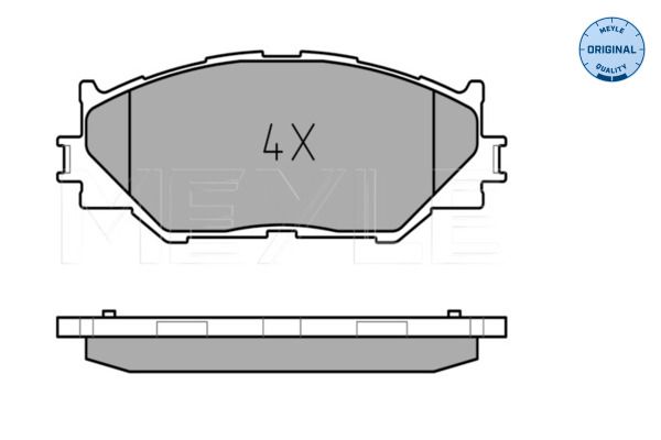 Meyle 0252398418 Колодки гальмівні (передні) Mini (R50/R53/R52/R56/R57/R58/R59)/Clubman (R55)/Clubva