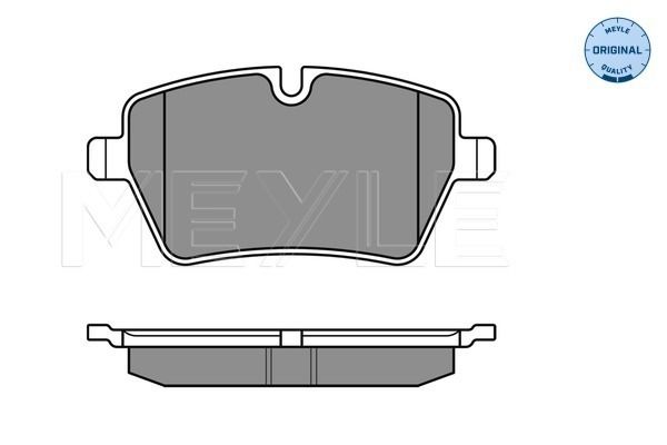 Meyle 0252398418 Колодки гальмівні (передні) Mini (R50/R53/R52/R56/R57/R58/R59)/Clubman (R55)/Clubva