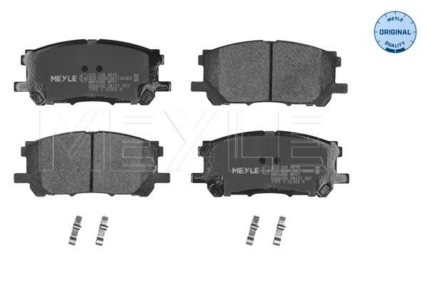 Meyle 0252398916 Колодки гальмівні (передні) Lexus RX 03- (140.8x59.5)
