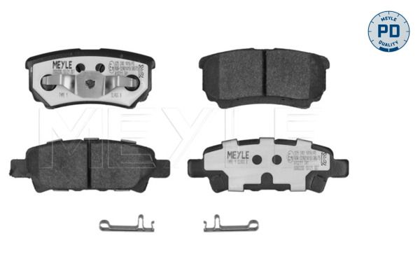 Meyle 0252401416PD Колодки гальмівні (задні) Mitsubishi Outlander/Lancer 01- (Akebono)