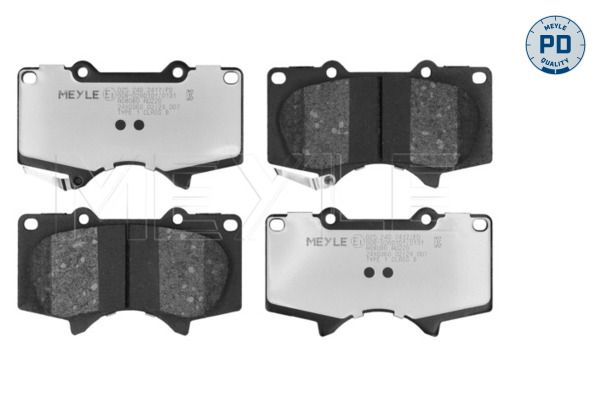 Meyle 0252402417PD Колодки гальмівні (передні) Toyota Land Cruiser/Lexus GX 02- (Sumitomo)