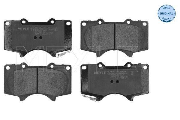 Meyle 0252402417W Колодки гальмівні (передні) Toyota Land Cruiser 02-