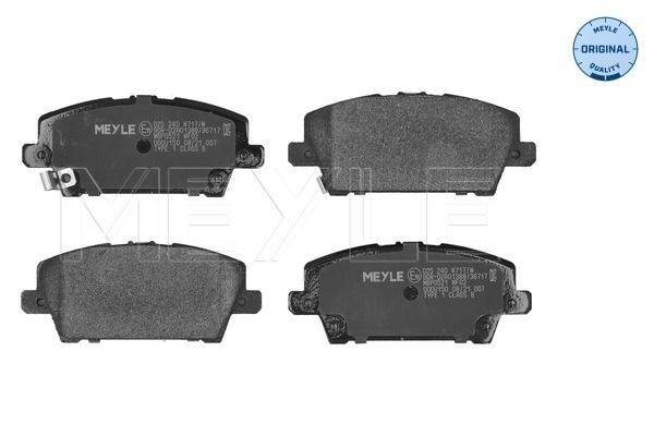 Meyle 0252408717W Колодки гальмівні (передні) Honda Civic VIII 05- (Хетчбек)